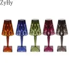 Touch Sensor Diamond Table Lamp Acrylic Decoration Light Crystal LED Desk Lamps