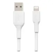Belkin BOOST CHARGE Lightning to USB-A ChargeSync Cable 9.8 ft. White