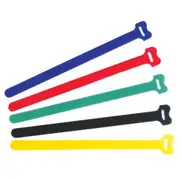 ProsKit MS-V308 Velcro Cable Tie Hook & Loop Fastener Tape Cable Tie - 8" Assortment (Unit: 15Pcs/Pack) [MS-V308-TW]