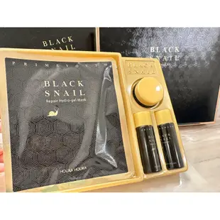 【韓國代購🇰🇷正品現貨】Holika Holika  蝸牛彈力系列 面膜禮盒 蝸牛面膜 修護乳液 blacksnail