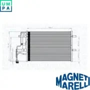 CONDENSER AIR CONDITIONING 350203844000 FOR MAZDA 3/5 Y406/Y601/Y603/Y605 1.6L