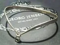 在飛比找Yahoo!奇摩拍賣優惠-70's Georg Jensen Torun 朵蘭純銀手環