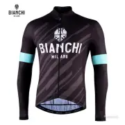 Bianchi Milano BIANZONE Long Sleeve Cycling Jersey : BLACK