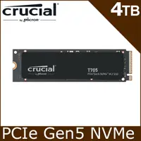 在飛比找PChome24h購物優惠-美光 Micron Crucial T705 4TB PCI