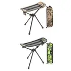 Portable Footstool 3 Leg Tripod recliner Stool for Outdoor Fishing Camping