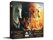 SunsOut Four Horses of Apocalypse Jigsaw Puzzle 1000 Pieces (SUN68423)