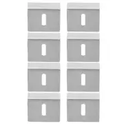 8 Pcs Frameless Mirror Retainer Clips Wall for Hanging Hangers The Heavy Duty