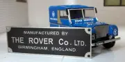 Land Rover Series 1 80 SWB Bulkhead Chassis Manufacturer Rover Factory Plate