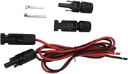 Grcfumo Solar Charge Cable Extension Wire, ABS Solar Panel Adapter Cable, Solar Connector Adapter Cable for Portable Power Stations