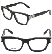 CHRISTIAN DIOR CD ICONO S1I Black Ruthenium Eyeglasses 53mm DM50080I DIORICON