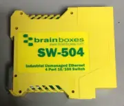 Brainboxes SW-504 Industrial 4-Port Unmanaged Ethernet Switch (B153)