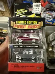 Johnny Lightning First Shot 1956 Chevy Convertible Die-Cast Limited Edition