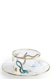 SELETTI 'Snakes' Coffee Cup And Plate