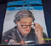 GREY COMB OVER BALDING OLD MAN GRANDPA WIG HALLOWEEN COSTUME ACCESSORY FW8599