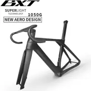 Fully Hidden Carbon Disc Road Bike FrameSet Aerodynamic Road Bicycle Frame BBT47