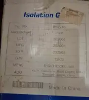 Intco Isolation Gown 100 piece case size 20 x 140 cm white