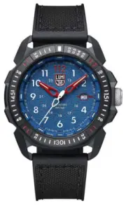 Luminox ICE-SAR Arctic CARBONOX Black Rubber Divers Quartz Mens Watch XL.1003