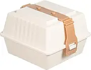 Sandwich Storage Box - Hamburger Container with Lid | Reusable Hamburger Box | Anti Pressure Sandwich Pastry Container, Portable Sushi Packaging Box for Outdoor, Camping, Travel