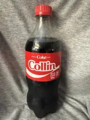 Share a Coke with Collin 2025 Personalized Gift Coca~Cola Bottle 20oz