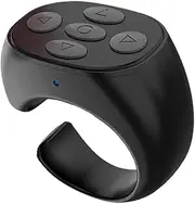 Fingertip Page Turner, Lightweight Scroll Remote Photograph Page Turner, Up and Down Page, Chargeable Remote for Lazy Lying Down Control Cell Phones