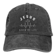 Saved My Life Men Pure Color Dad Hats Jesus Christ Sun Baseball Caps