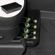 Front Under Seat Storage Organizer compatible with Tesla Model Y Accessories, Felt-Textured Hidden Storage Tray Box