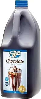 Edlyn Chocolate Flavoured Topping Bottle 3 Liter, Brown