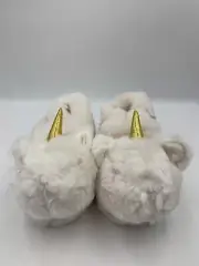Pottery Barn Kids Unicorn Critter Slippers Extra Large White #9601