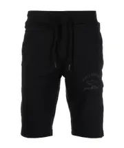 slim-fit jersey shorts M Black
