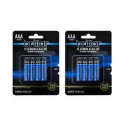8 Pc Brillar AAA Platinum Alkaline Batteries