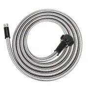 6ft Stainless Steel Short Garden Hose Flexible Kink-Free Garden Water Hose