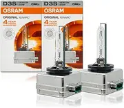 OEM D3S 66340 Replacement Xenon HID Headlight Bulb / 4300K 35W 42V PK32d-5 Made in Germany / 2 Pack Deal, Xenarc-66340
