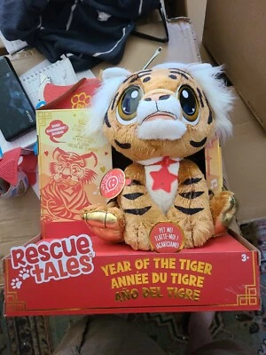 Little Tikes Rescue Tails Year of the Tiger Interactive Plush Toy Pet Ages 3+