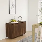 Dining Storage Sideboard Brown Oak 120x41x75 cm Engineered Wood