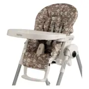 Rivestimento originale seggiolone Prima Pappa Zero3 Pavillion Taupe Peg Perego