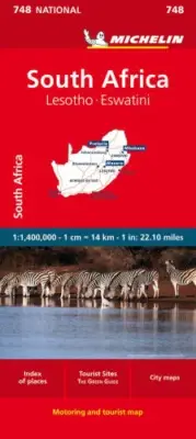 South Africa - National Map 748 by Michelin [Sheet map, folded]