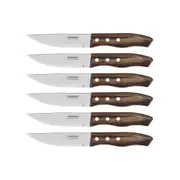 6pc Tramontina Rio Grande Steak Knife Home/Kitchen BBQ Chopping/Cutting Tool Set