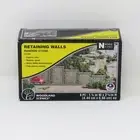 Woodland Scenics C1161 Random Ston Retaining Wall Set N Scale Model Train Layout