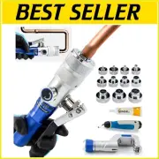 11 PCS Hydraulic Swaging Tool Kit for Easy Copper Tube Expansion (3/8" - 1-5/8")