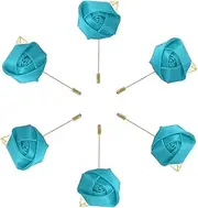 [sourcing map] Groom Boutonnieres, Rose Boutonnieres Pins for Men Wedding Ceremony Anniversary Formal Dinner Party