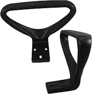 Angoily 2pcs Office Chair Arm Rest Replacement Parts Sturdy Wear Resistant Armrests for Desk Chairs Easy Installation Enhanced Comfort Support for Office Use