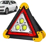 Triangular Led Safety Sign | Rechargeable Triangle Lights - Lightweight Safety Sign Bright Eye-Catching Safety Reflectors