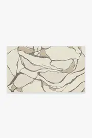 90' x 150' | Machine Washable Runner Rug | Kid & Pet Friendly | Indoor Rug | Aude Creme Flatwoven Rug by Nina Takesh | Ruggable