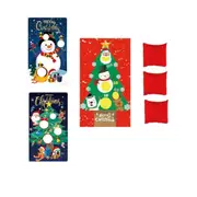 Outdoor Christmas Decorations Beanbag Throwing Kids Game Party Decorations