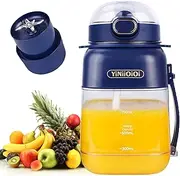 [YiNiiOiOi] Portable Blender, Personal Size Blender with 10 Ultra Sharp Blades, USB Rechargeable Type-C, suitable for travel, picnic, office, and gym.