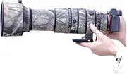 CHASING BIRDS Camouflage Waterproof Lens Coat for Sigma 60-600mm F4.5-6.3 DG DN OS Sports Rainproof Lens Protective Cover (Pine Camouflage, with 1.4X TC (TC-1401))