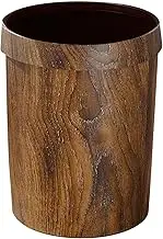 Leefasy Round Trash Bin Waste Basket Large Capacity Sturdy Multifunction Garbage Bin Toilet Paper Basket for Household Kitchen Hotel