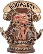 Nemesis Now Officially Licensed Harry Potter Dobby Bookend, Gold, 20cm