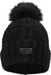 [UGG] Women's Cable Beanie with Pom