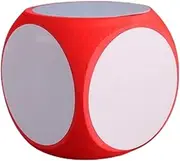 Foam Dry Erase Dice – Large Writable Cube, Whiteboard Games Block, Classroom Activity Dicee | Best Present Perfect Teaching Tool, Fun Game Reusable surfac for Drawing Letters Numbers Symbols